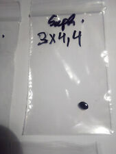 1 echter oval facet dark blue