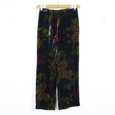 Paul & Shark Damen Anzughose Größe M Viskose Seide bequem lässig geblümt
