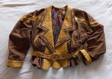 Damen Leder Jacke Blouson