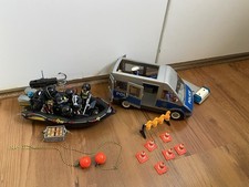 Playmobil Polizeiboot &  Polizeiwagen