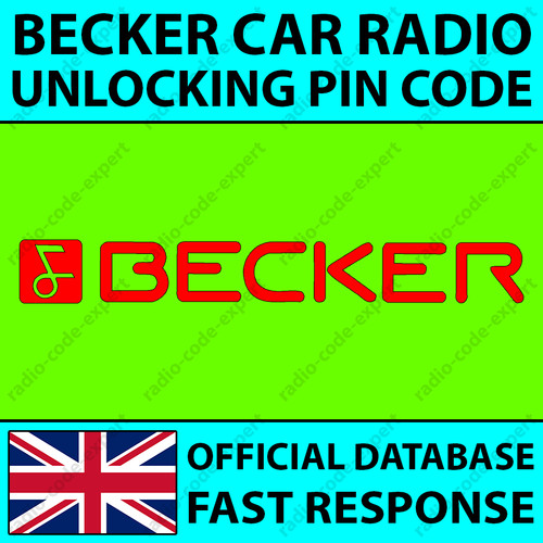 Becker radio pin code bmw - becker,