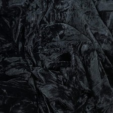 SCHWARZ Halloween Samt Stoff