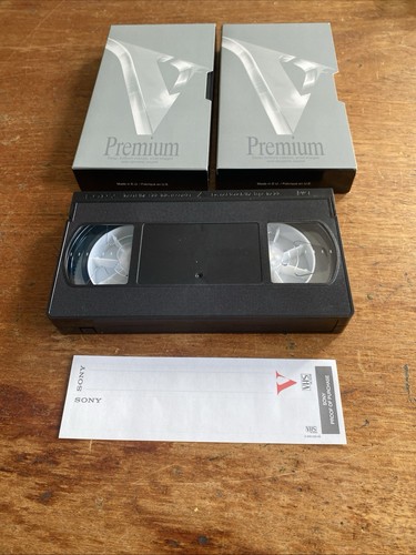 Sony premium vhs - sony,