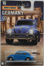 Matchbox VW Volkswagen Käfer Beetle blau Germany 04/12 Neu/OVP MBX Oldtimer Auto