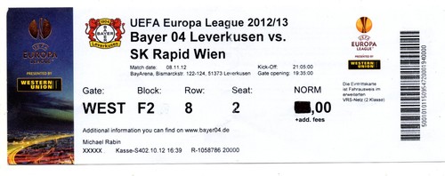 Ticket bayer leverkusen - ec,