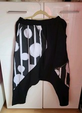 Schwarz/weiße Joggpant Baggy