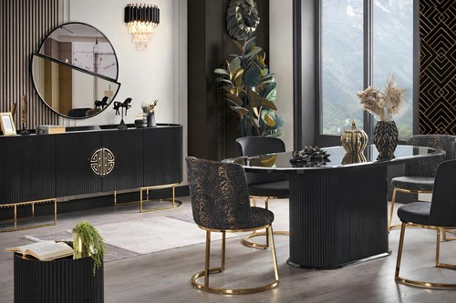 Modernes esszimmer set mit - modernes,