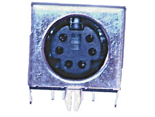 👉 Mini-DIN Buchse 6pol Print Metallgehäuse PCB Einbaubuchse RTLECS