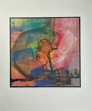 Ernst Peter Rade, Brennende Luft, Acryl, handsigniert, datiert, betitelt, 1994