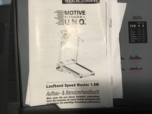 Laufband speed master 8m - laufband, 1;8m