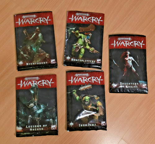 Warhammer warcry karten - set, 5x