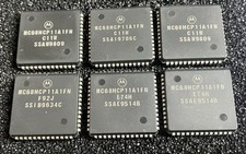 6x pcs Motorola MC68HCP11A1FN 8-Bit Microcontroller 3 MHz 512Byte EEPROM PLCC-52