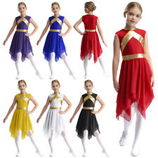 Mädchen Tanzkleid Patchwork