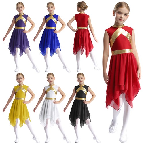Mädchen tanzkleid patchwork - mädchen,
