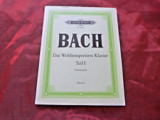 BACH Das Wohltemperierte Klavier Teil 1 Urtextausgabe (Kreutz) EP Nr. 4691a