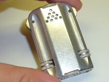 VINTAGE ALUMINIUM LIGHTER - DOUBLE BARREL - MASSIV ALUMINIUM - FEUERZEUG - NICE