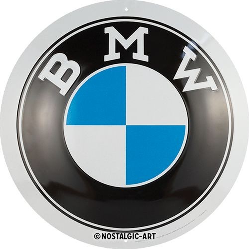 Relief blechschild bmw logo - relief-blechschild, logo"