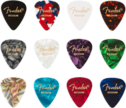 Fender 351 zelluloid plektren - fender,