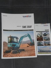 SUNWARD Minibagger SWE 35UF, Bagger Prospekte ( Auktion 96 )