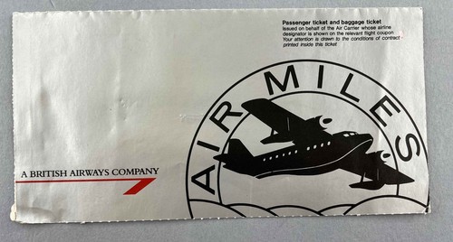 British airways airmiles - british,