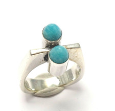 schöner Vintage Ring eckiges