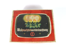 Alte Weihnachtsbaumbeleuchtung Lichterkette Christbaumbeleuchtung DDR 10 Kerzen