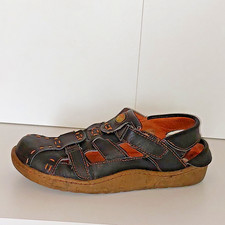 TMA Eyes - Sandalen - Schwarz - Gr. 39 - Echtleder