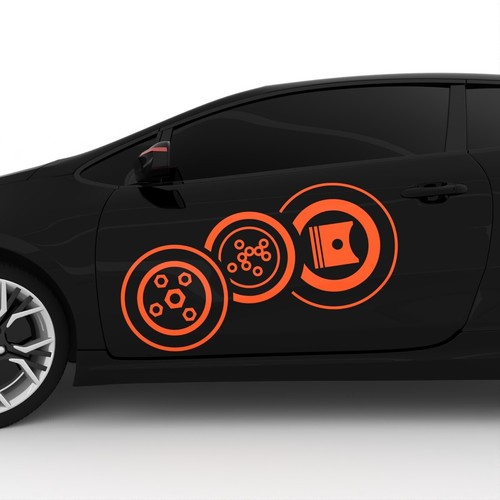Fahrzeug tuning streifen - tuning, |