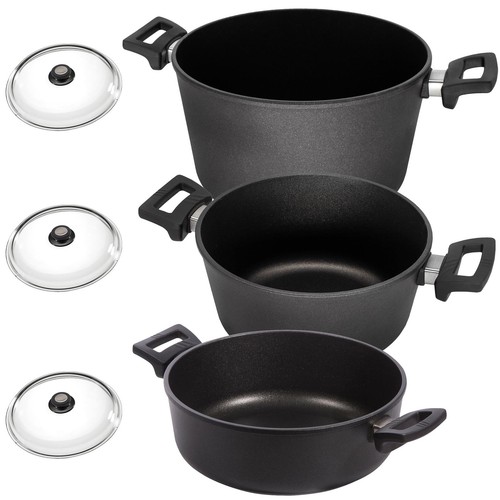 Eurolux kochtopf set aluguss - set,