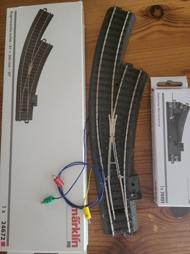 Märklin 188 3mm - 188,3mm, bogenweiche