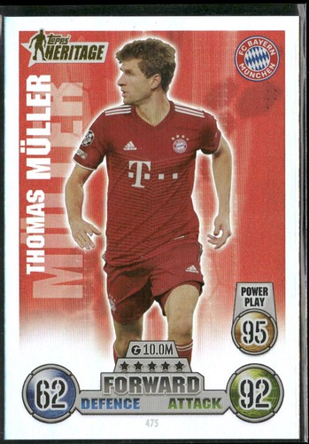 Thomas muller 2021 22 topps - muller,