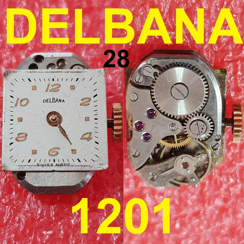 Delbana uhrwerk kal 1201 - kal.,