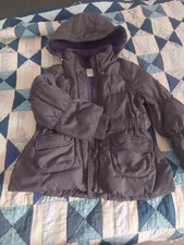 Winterjacke grau lila - winterjacke, grau/lila