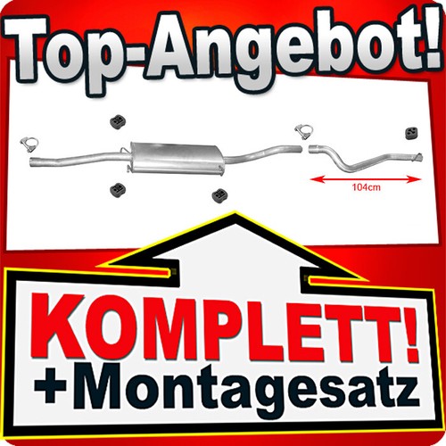Auspuff für mercedes vito - für,
