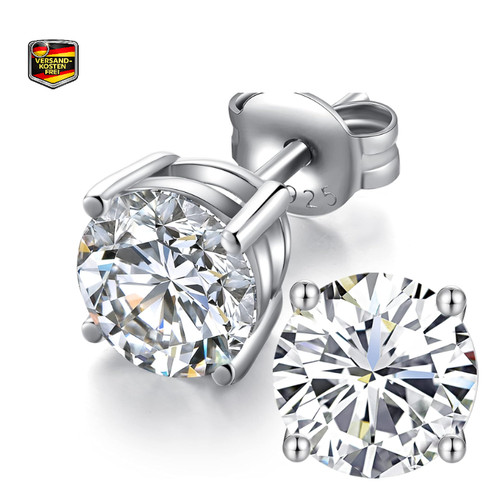 Ohrringe zirkonia 18k - ohrringe,