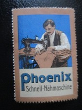(14928) Reklamemarke - Phoenix Schnell-Nähmaschine
