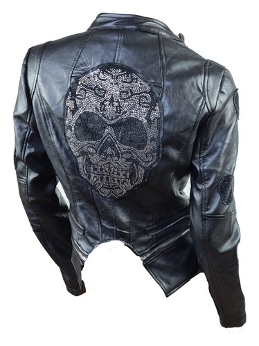 Biker kunstleder jacke - biker,