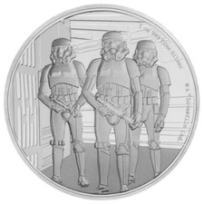 Silbermünze Star Wars Classics Stormtrooper 2019 Niue 1 Oz PP