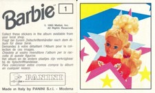 Panini Sticker Barbie 1993 / Sticker nach Wahl
