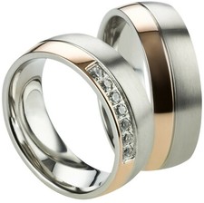 Eheringe Verlobungsringe Trauringe Ringe aus Edelstahl mit Lasergravur H131