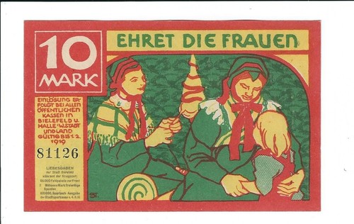 Notgeld bielefeld stadt - bielefeld,