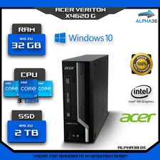 Acer Veriton X4620 G ? Home-PC ? | Bis zu ? 32 GB RAM ? 2 TB SSD ?  i7 ?
