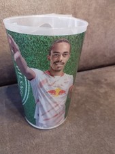 RB LEIPZIG Yussuf Poulsen Bierbecher Stadionbecher Ur-Krostitzer 0,5l Fußball