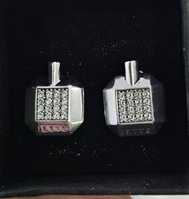 JETTE Silber Ohrringe 925 Rohdiniert Top Zustand