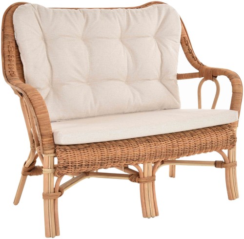 Rattan zweisitzer bank - zweisitzer,