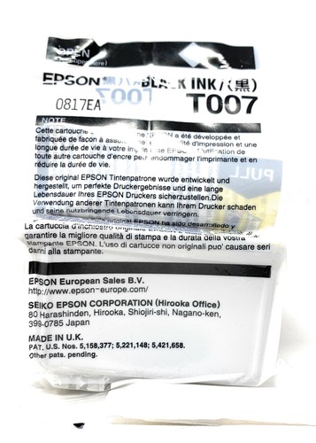 Epson t007 original patrone - epson,