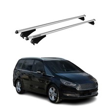 Menabo Dachträger Grundtäger für Ford Galaxy 2015-2023 75kg Alu Silber 2 tlg