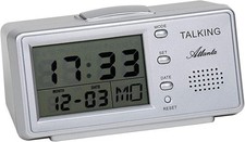 ATLANTA Top-Marke  Sprechender Wecker Digital Wiederholung Beleuchtung 6737