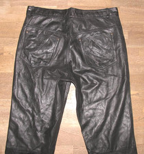 Raberg herren lederjeans - -,