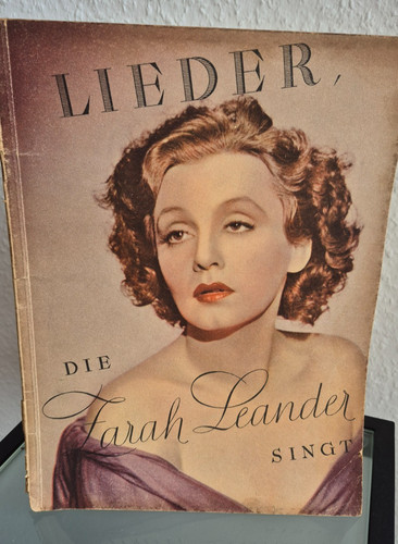 Buch lieder die zarah - zarah, leander